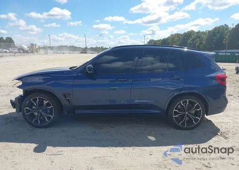 2020 BMW X3 M Competition z USA, uszkodzony, nr VIN 5YMTS0C00LLT10243